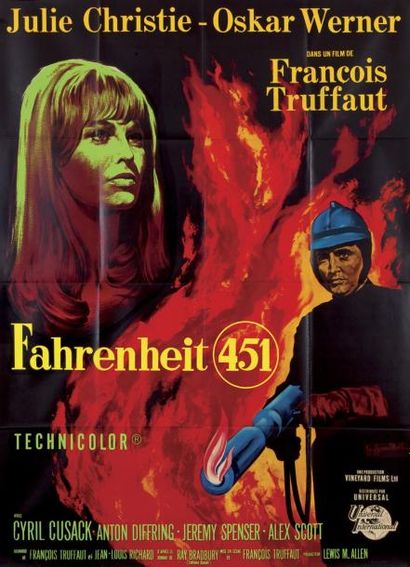 FAHRENHEIT 451 Film de François Truffaut...