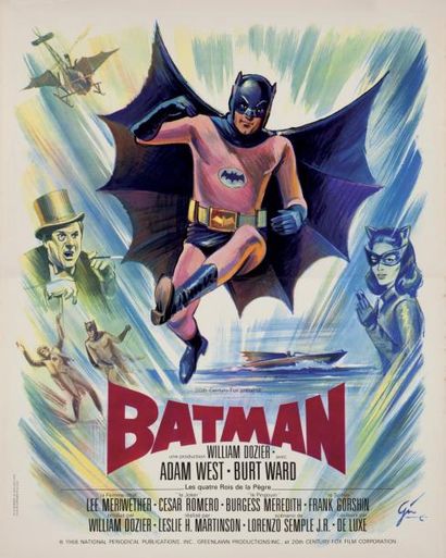 BATMAN Film de Leslie H. Martinson (1966)....