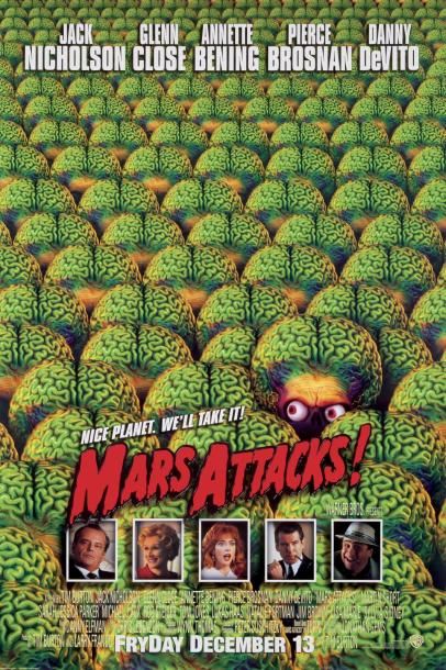 MARS ATTACKS! Film de Tim Burton (1996)....
