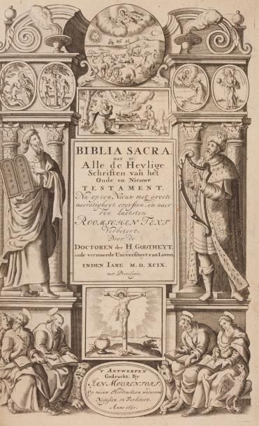 null [Bible. Néerlandais. 1690]. Biblia sacra, dat is: de heylige schriftuer, bedeylt...