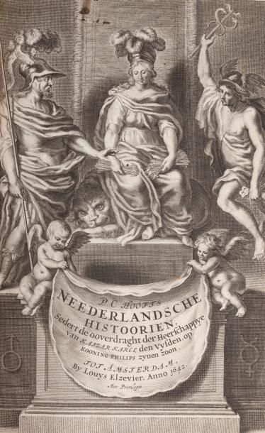 HOOFT (Pieter Corneliszoon) Neederlandsche histoorien.[Relié à la suite]: P.C. Hooft...