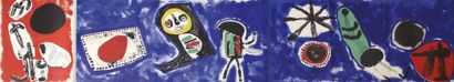 DERRIÈRE LE MIROIR. Joan Miro, circa 1958. Volume cartonné contenant les 4 premières...