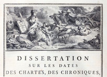 ANONYME [DANTINE, DURAND & CLEMENCET] L'Art de vérifier les dates des faits historiques...