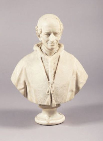 «Portait en buste du Pape Léon XIII» (1810-1903)....