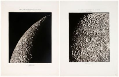 LE MORVAN (Charles) Carte photographique et systématique de la Lune. Paris, Librairie...
