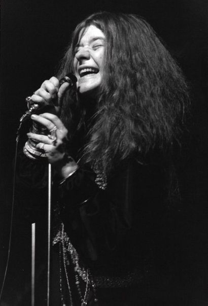 null JANIS JOPLIN Concert à l'Olympia, à Paris, le 14 avril 1969. Épreuve argentique...