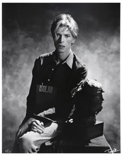 null DAVID BOWIE Séance photo à Los Angeles (1975). Épreuve argentique postérieure...