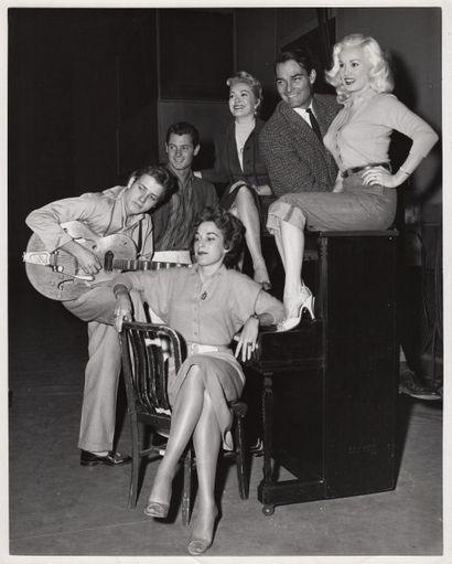 null UNTAMED YOUTH Eddie Cochran, Don Burnett, Lori Nelson, John Russell, Mamie Van...