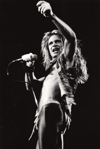 null DAVID LEE ROTH Concert de Van Halen au théâtre Mogador, à Paris, le 10 mai 1978....