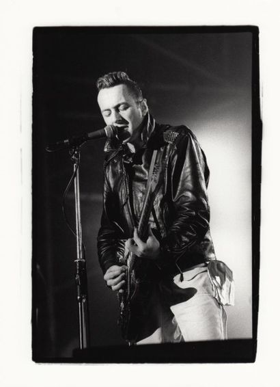 null JOE STRUMMER Concert des Clash à l'Espace Balard, à Paris, le 23 février 1984....
