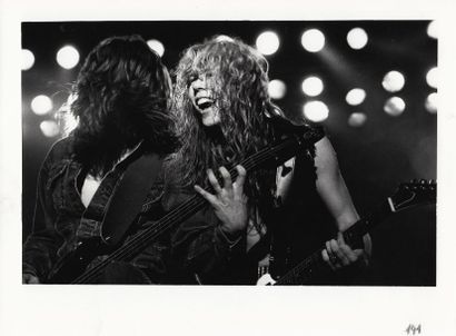 null JAMES HETFIELD ET JASON NEWSTED Concert de Metallica à l'Espace Balard, à Paris,...