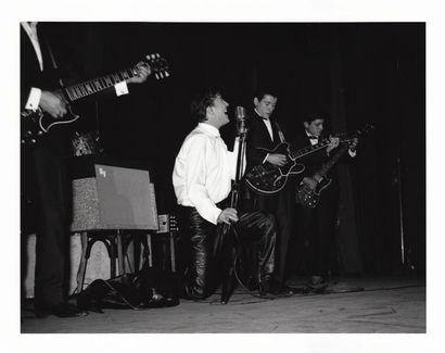 null GENE VINCENT Concert au théâtre de l'Étoile, à Paris (octobre 1962). Épreuve...