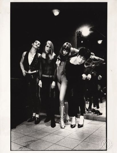 null THE CRAMPS Séance photo à l'Élysée Montmartre, à Paris, le 15 novembre 1991....