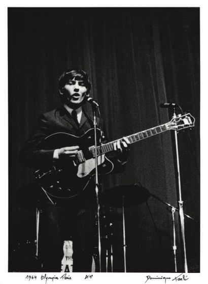 null GEORGE HARRISON Concert des Beatles à l'Olympia, à Paris (janvier-février 1964)....
