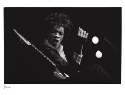 null JIMI HENDRIX Concert de The Jimi Hendrix Experience à l'Olympia, à Paris, le...