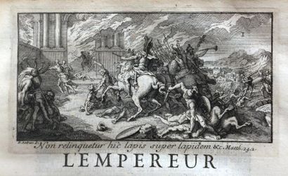 D. T. (Sieur) [TILLEMONT (L.-S. Le Nain de)] Histoire des Empereurs et des autres...