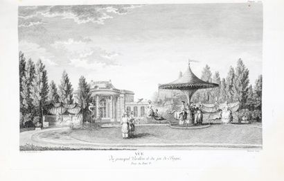 ANONYME [CARMONTELLE (Louis Carrogis, dit de)] Jardin de Monceau, près de Paris,...