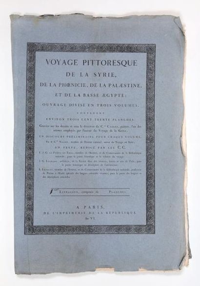 [CASSAS (Louis-François)] LA PORTE du THEIL - LEGRAND & LANGLES Voyage pittoresque...