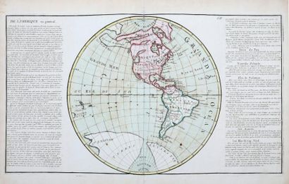 null [ATLAS] CLOUET (Abbé) Géographie moderne. 1 vol. gd in-folio de 68 planches...