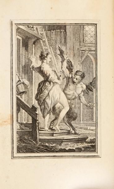 LA FONTAINE Contes et nouvelles en vers. 2 vol. in-8 de XIV-268-[2]-[8 avis au relieur]-VIII-306-[3]...