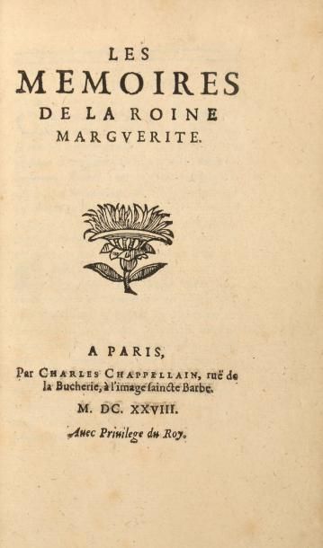 MARGUERITE DE FRANCE [MOLEON (Auger de) Seigneur de Granier, publié par] Les mémoires...