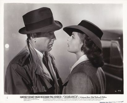 CASABLANCA Humphrey Bogart et Ingrid Bergman...