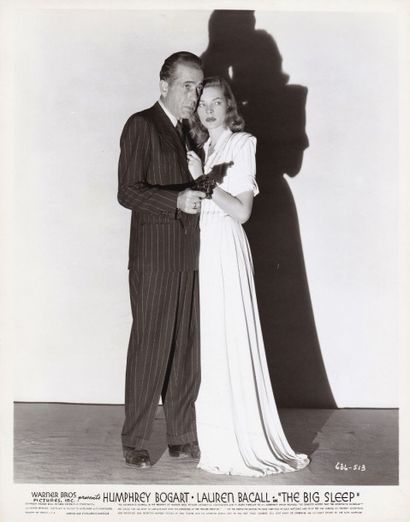  LE GRAND SOMMEIL / THE BIG SLEEP Humphrey Bogart et Lauren Bacall pour le film d'Howard...