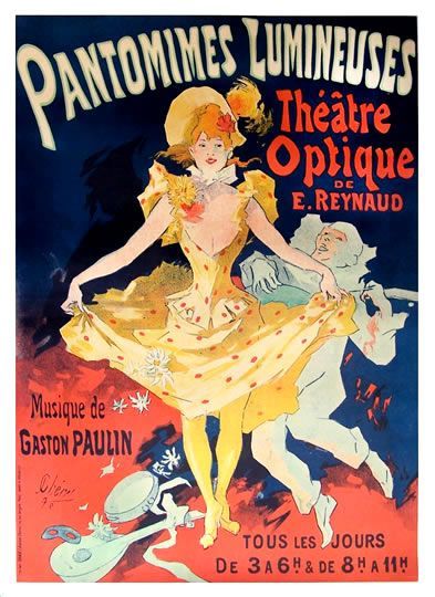Pantomimes lumineuses Théatre optique de E. Reynaud, 1892
Imp.Chaix Paris
80x110...