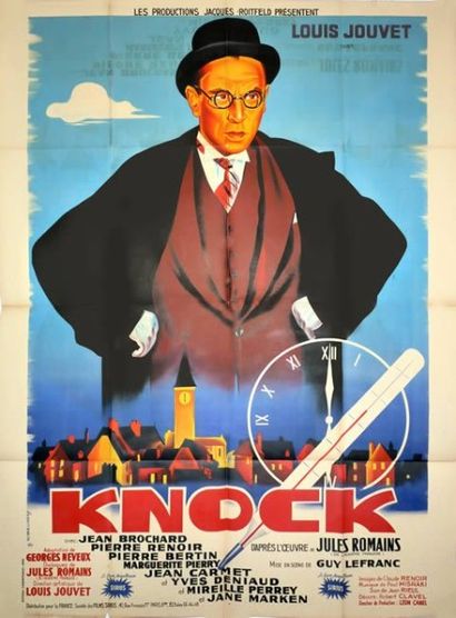 Knock Guy Lefranc, 1950 

Louis Jouvet

Imp. Editions cinégraphiques, Paris.

120x160...