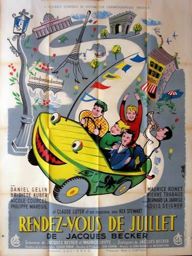 Rendez-vous de juillet Jacques Becker , 1949 

Daniel Gelin, Nicole Courcel, Maurice...