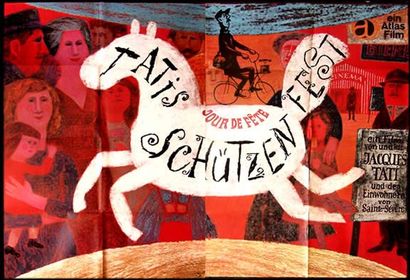 Jour de fête Schutzen Fest

Jacques Tati , 1949 

Jacques Tati

Affiche allemande...
