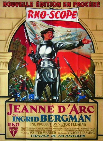 Jeanne d'Arc Joan of Arc 

Victor Fleming, 1948 

Ingrid Bergman

Imp. Bedos, Paris

120...