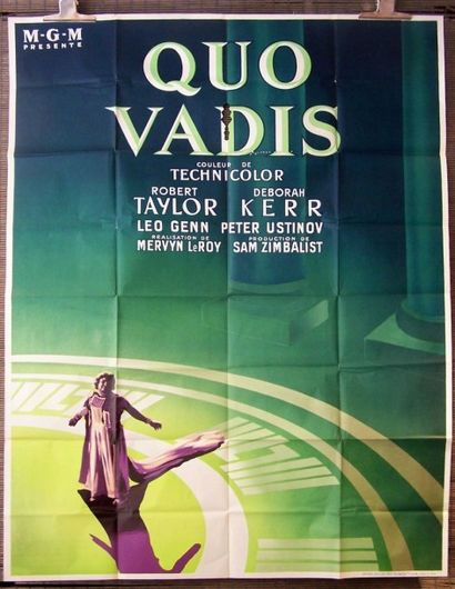 Quo Vadis Mervyn Leroy, 1951

Robert Taylor, Deborah Kerr

imp. Affiches Gaillard...