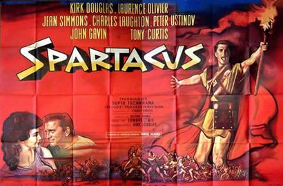 Spartacus Stanley Kubrick, 1961

Kirk Douglas, Tony Curtis

Imp. Affiches Gaillard...