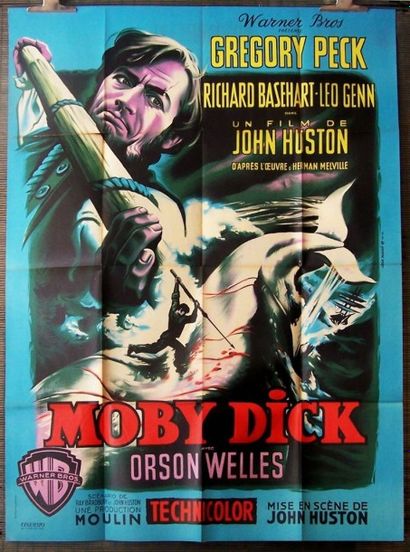 Moby Dick John Huston, 1956

Gregory Peck, Orson Welles 

imp. Cinémato Paris

120x160...