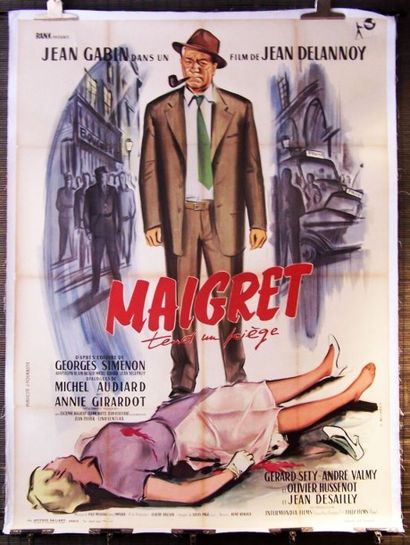 Maigret tend un Piège Jean Delannoy , 1957

Jean Gabin, Annie Girardot

Imp. Affiches...