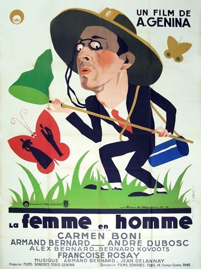 La Femme en Homme Augusto Genina, 1932

Carmen Boni, Françoise Rosay

Imp. Choppy...