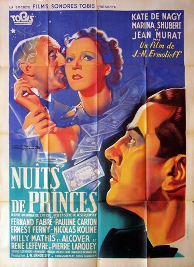 Nuits de Prince W. Strijewsky, 1938 

Kate de Nagy, Jean Murat

Imp. Bauduin Paris

120x160...