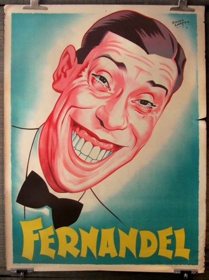 Fernandel Passe-partout,1948

Imp. Bedos et Cie

120x160 cm

Affiche roulée, petite...