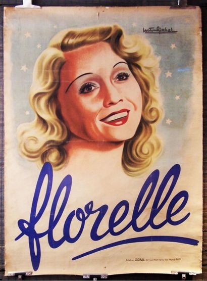 Florelle Passe-partout, 1938 

Imp. Atelier Girbal Paris

120x160 cm

Entoilage ancien...