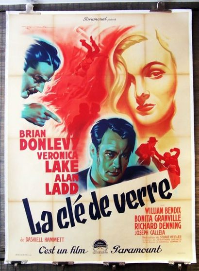 la Clé de verre The glass key

Stuart Heisler, 1942

Veronica Lake, Alan Ladd

Imp....