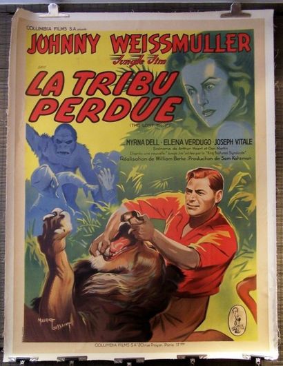 La tribu Perdue The lost tribe

William Berke, 1949

Johnny Weissmuller

imp. Bedos...