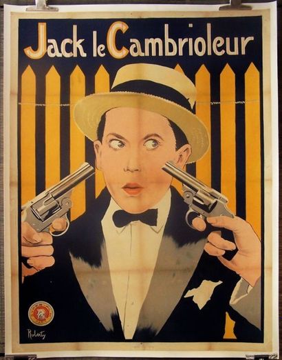 Jack le cambrioleur Jack's Burglar, 1912

Richard Stanton

120x160 cm

Bon état,...