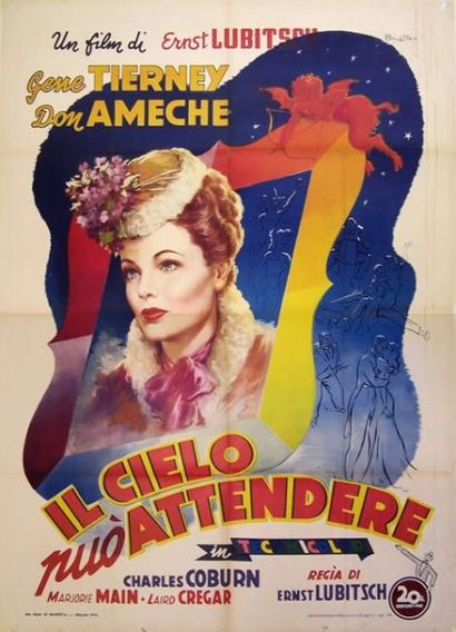 Il Cielo puo' attendere Heaven can wait

Ernst Lubitsch, 1943 

Gene Tierney

Imp....