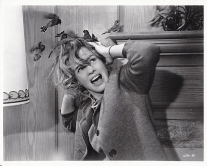 LES OISEAUX / THE BIRDS Jessica Tandy dans le film d’Alfred Hitchcock (1963).

Épreuve...