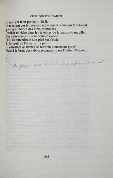 GREEN (Julien) L'homme et son ombre. Préfaces et notes par Giovanni Lucera. Paris,...