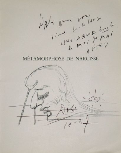 DALI (Salvador) Métamorphose de Narcisse. Paris, Éditions surréalistes, 1937. In-4,...