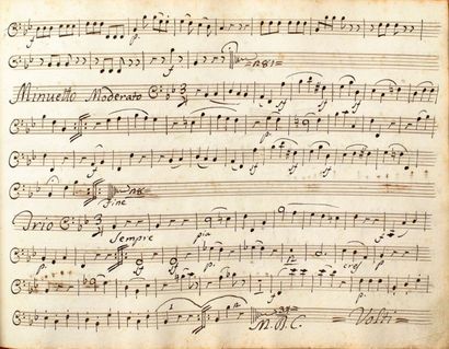 null [Musique manuscrite] HAYDN, MOZART. " Sette sonate del Sig. Haydn et Diversi...