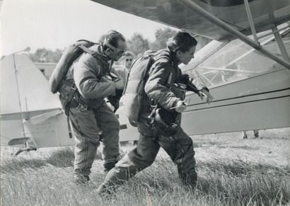 null PHOTOGRAPHIES DE PRESSE AVIATION. Nombreux contretypes, vers 1900 à 1950 environ....