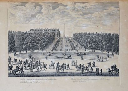 [Cabinet du Roi] [Plans, vues, élévations du château de Versailles]. BEL EXEMPLAIRE...